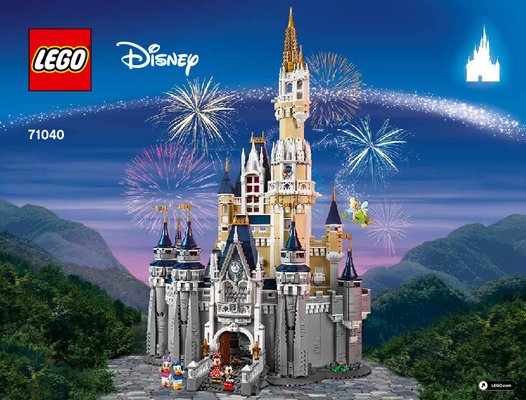 Building Instructions - LEGO - Disney - 71040 - The Disney Castle: Page 1