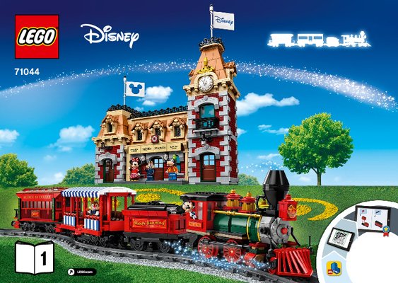 Building Instructions - LEGO - 71044 - Disney Train and Station: Page 1