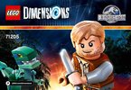 Building Instructions - LEGO - DIMENSIONS - 71205 - Jurassic World™ Team Pack: Page 1