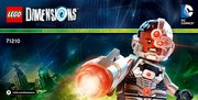 Building Instructions - LEGO - DIMENSIONS - 71210 - Cyborg™ Fun Pack: Page 1