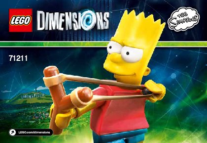 Building Instructions - LEGO - DIMENSIONS - 71211 - Bart Fun Pack: Page 1