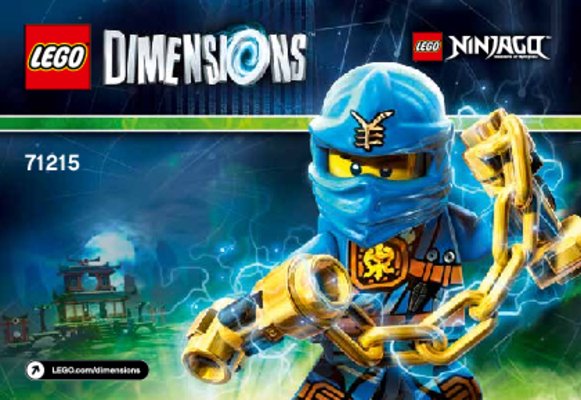 Building Instructions - LEGO - DIMENSIONS - 71215 - Jay Fun Pack: Page 1