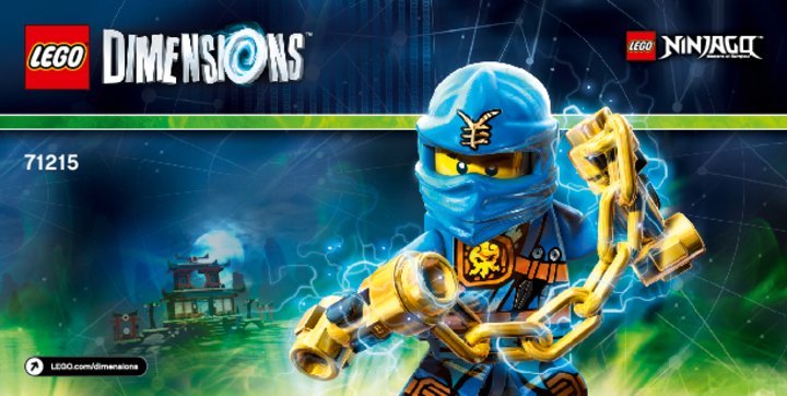 Building Instructions - LEGO - DIMENSIONS - 71215 - Jay Fun Pack: Page 1