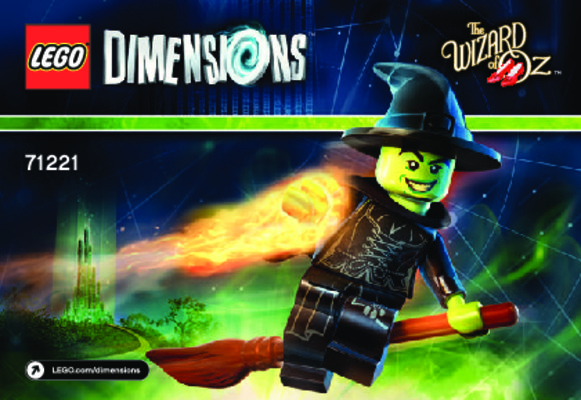 Building Instructions - LEGO - DIMENSIONS - 71221 - Wicked Witch™ Fun Pack: Page 1