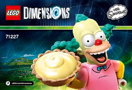 Building Instructions - LEGO - DIMENSIONS - 71227 - Krusty Fun Pack: Page 1