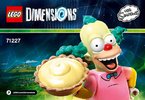 Building Instructions - LEGO - DIMENSIONS - 71227 - Krusty Fun Pack: Page 1