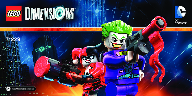 Building Instructions - LEGO - DIMENSIONS - 71229 - DC Comics™ Team Pack: Page 1