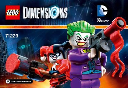 Building Instructions - LEGO - DIMENSIONS - 71229 - DC Comics™ Team Pack: Page 1