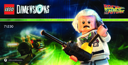 Building Instructions - LEGO - DIMENSIONS - 71230 - Doc Brown Fun Pack: Page 1