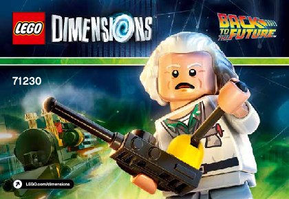 Building Instructions - LEGO - DIMENSIONS - 71230 - Doc Brown Fun Pack: Page 1