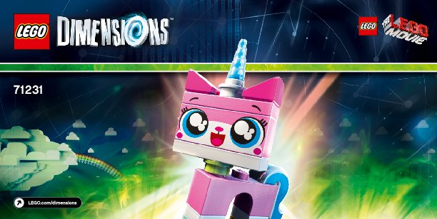 Building Instructions - LEGO - 71231 - Unikitty Fun Pack: Page 1