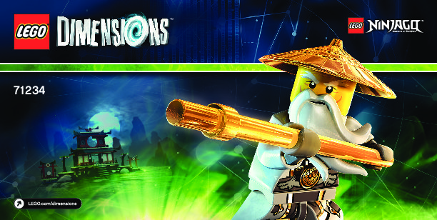 Building Instructions - LEGO - DIMENSIONS - 71234 - Sensei Wu Fun Pack: Page 1