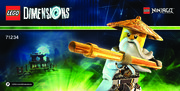 Building Instructions - LEGO - DIMENSIONS - 71234 - Sensei Wu Fun Pack: Page 1