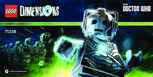 Building Instructions - LEGO - DIMENSIONS - 71238 - Cyberman™ Fun Pack: Page 1