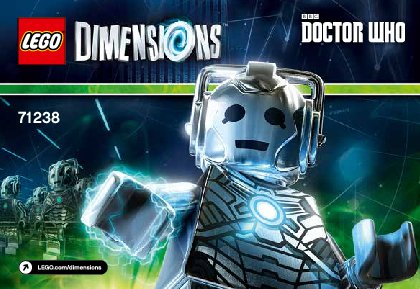 Building Instructions - LEGO - DIMENSIONS - 71238 - Cyberman™ Fun Pack: Page 1