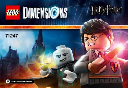 Building Instructions - LEGO - DIMENSIONS - 71247 - Harry Potter™ Team Pack: Page 1