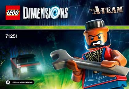 Building Instructions - LEGO - DIMENSIONS - 71251 - A-Team™ Fun Pack: Page 1