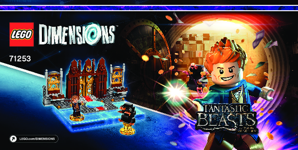 Building Instructions - LEGO - DIMENSIONS - 71253 - Fantastic Beasts and Where to Find Them™ Story Pack: Page 1