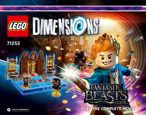 Building Instructions - LEGO - DIMENSIONS - 71253 - Fantastic Beasts and Where to Find Them™ Story Pack: Page 1