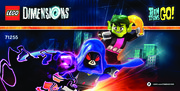 Building Instructions - LEGO - DIMENSIONS - 71255 - Teen Titans Go!™ Team Pack: Page 1