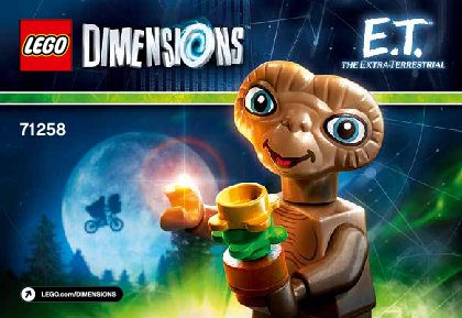 Building Instructions - LEGO - DIMENSIONS - 71258 - E.T. the Extra-Terrestrial™ Fun Pack: Page 1