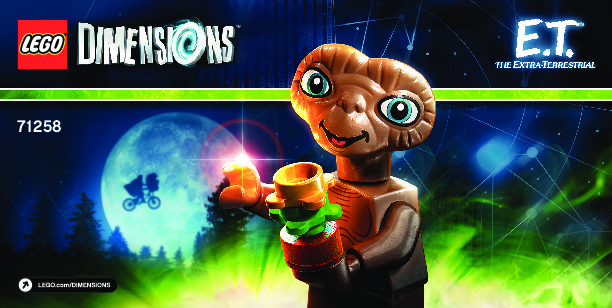 Building Instructions - LEGO - DIMENSIONS - 71258 - E.T. the Extra-Terrestrial™ Fun Pack: Page 1