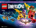 Building Instructions - LEGO - DIMENSIONS - 71264 - THE LEGO® BATMAN MOVIE Story Pack: Page 1