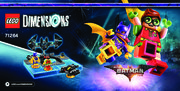 Building Instructions - LEGO - DIMENSIONS - 71264 - THE LEGO® BATMAN MOVIE Story Pack: Page 1