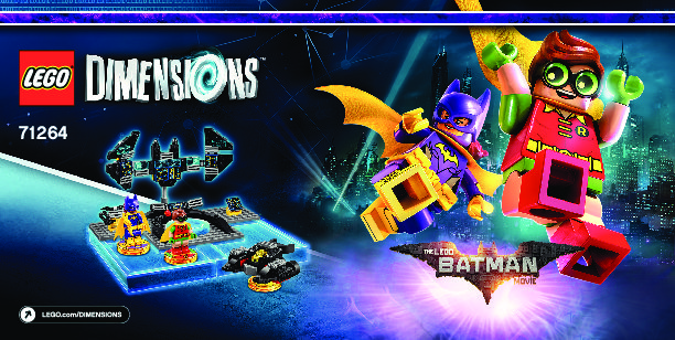 Building Instructions - LEGO - DIMENSIONS - 71264 - THE LEGO® BATMAN MOVIE Story Pack: Page 1