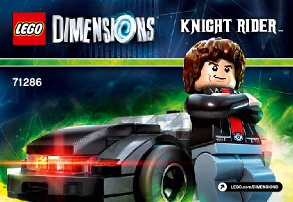 Building Instructions - LEGO - DIMENSIONS - 71286 - Knight Rider™ Fun Pack: Page 1