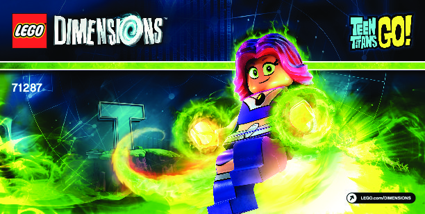 Building Instructions - LEGO - DIMENSIONS - 71287 - Teen Titans Go!™ Fun Pack: Page 1