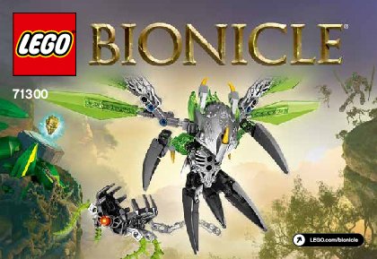 Building Instructions - LEGO - BIONICLE - 71300 - Uxar Creature of Jungle: Page 1