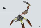 Building Instructions - LEGO - BIONICLE - 71301 - Ketar Creature of Stone: Page 19