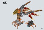 Building Instructions - LEGO - BIONICLE - 71303 - Ikir Creature of Fire: Page 33