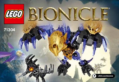 Building Instructions - LEGO - BIONICLE - 71304 - Terak Creature of Earth: Page 1