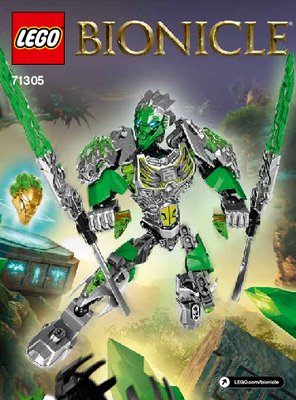 Building Instructions - LEGO - BIONICLE - 71305 - Lewa Uniter of Jungle: Page 1