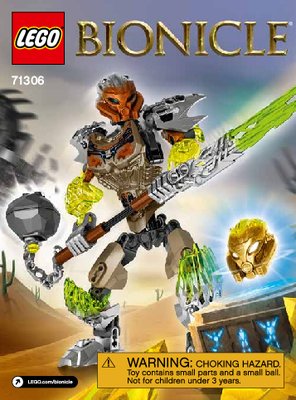 Building Instructions - LEGO - BIONICLE - 71306 - Pohatu Uniter of Stone: Page 1