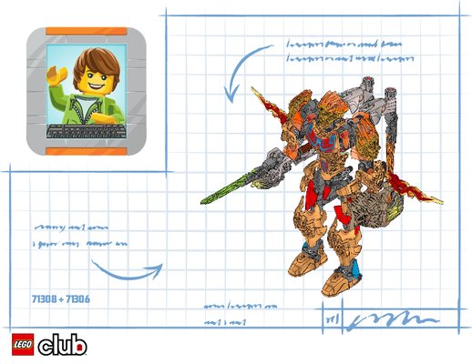 Building Instructions - LEGO - BIONICLE - 71306 - Pohatu Uniter of Stone: Page 1