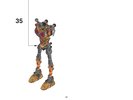 Building Instructions - LEGO - BIONICLE - 71306 - Pohatu Uniter of Stone: Page 23