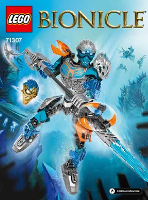 Building Instructions - LEGO - BIONICLE - 71307 - Gali Uniter of Water: Page 1