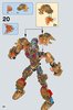 Building Instructions - LEGO - BIONICLE - 71308 - Tahu Uniter of Fire: Page 20