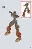 Building Instructions - LEGO - BIONICLE - 71308 - Tahu Uniter of Fire: Page 15