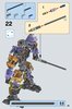 Building Instructions - LEGO - BIONICLE - 71309 - Onua Uniter of Earth: Page 23