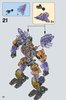 Building Instructions - LEGO - BIONICLE - 71309 - Onua Uniter of Earth: Page 22