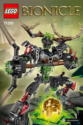 Building Instructions - LEGO - BIONICLE - 71310 - Umarak the Hunter: Page 1