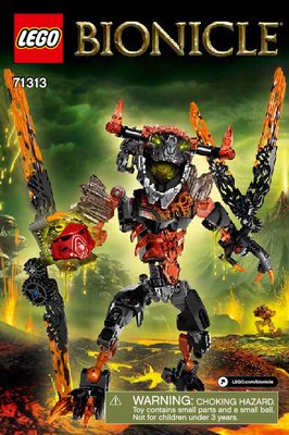 Building Instructions - LEGO - BIONICLE - 71313 - Lava Beast: Page 1