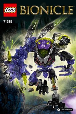 Building Instructions - LEGO - BIONICLE - 71315 - Quake Beast: Page 1