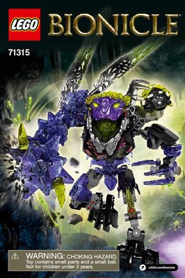 Building Instructions - LEGO - BIONICLE - 71315 - Quake Beast: Page 1