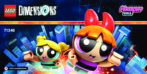 Building Instructions - LEGO - DIMENSIONS - 71346 - The Powerpuff Girls™ Team Pack: Page 1