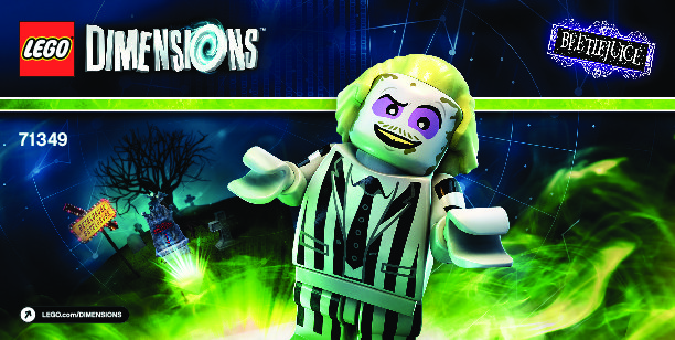 Building Instructions - LEGO - DIMENSIONS - 71349 - Beetlejuice™ Fun Pack: Page 1